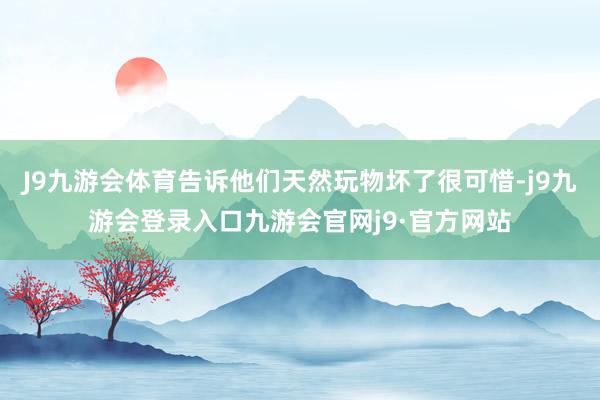 J9九游会体育告诉他们天然玩物坏了很可惜-j9九游会登录入口九游会官网j9·官方网站