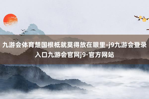 九游会体育楚国根柢就莫得放在眼里-j9九游会登录入口九游会官网j9·官方网站